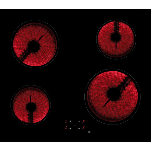 Witt Classic-EHP60 keramisk kogeplade sort