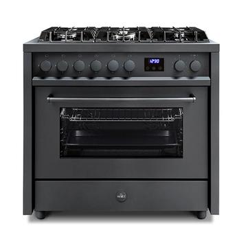 Witt Embrace 90 Gas MB Gaskomfur Sort