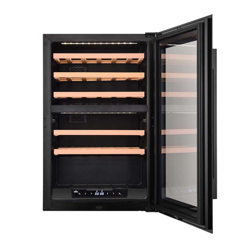 Witt WCI6088-2BG Indbygnings vinkøleskab Sort