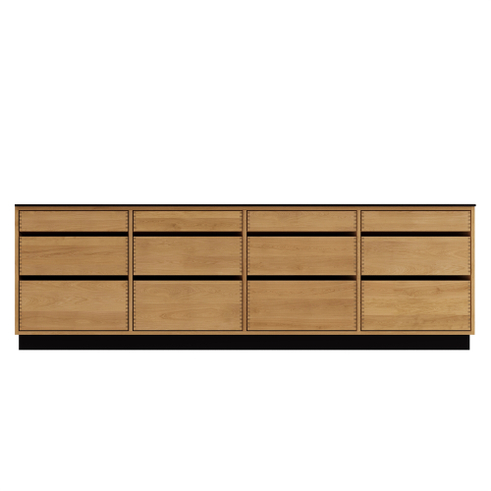 Just Wood Original Lysolieret Køkkenø - 249,5 cm bred - 100 cm dyb