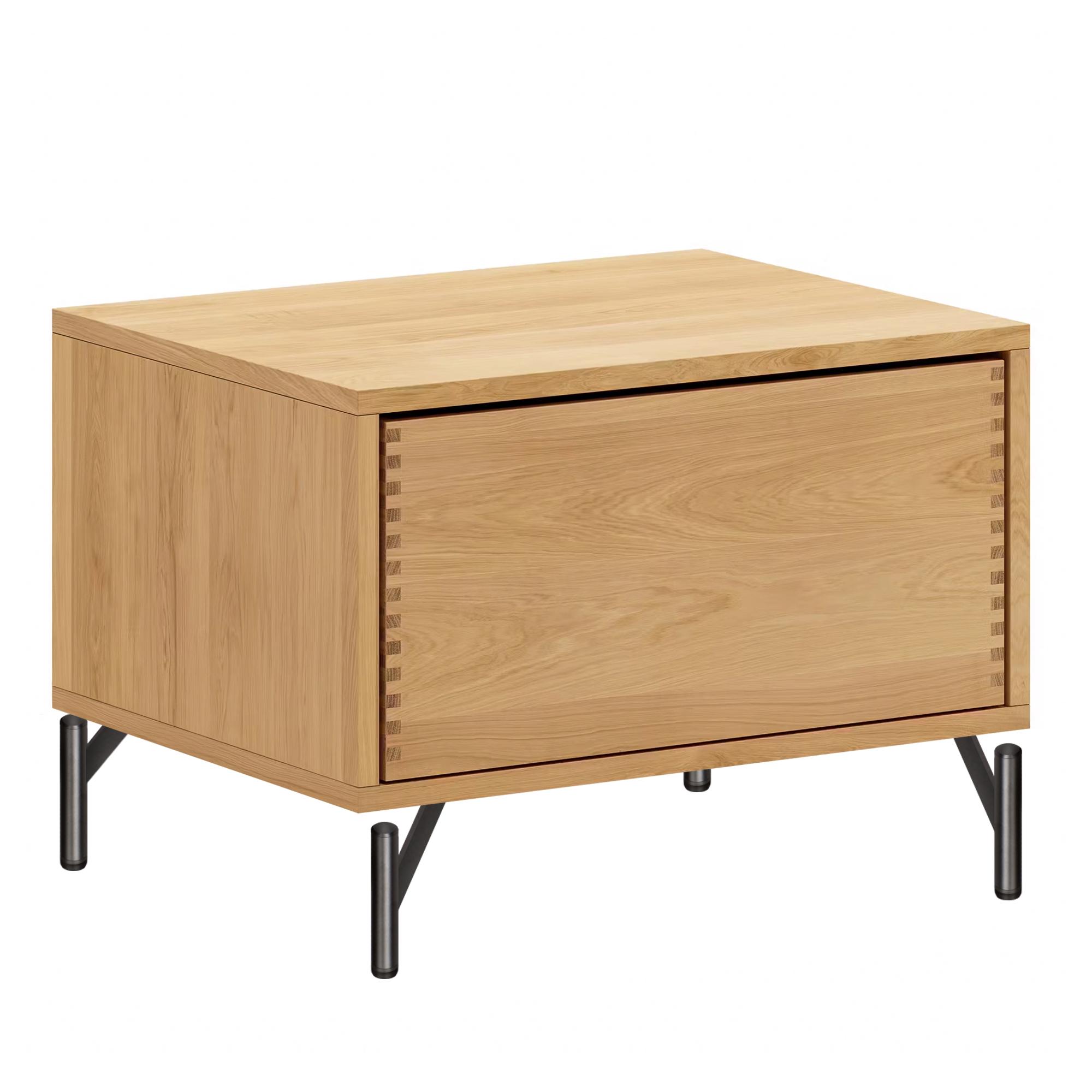 63,8 cm Lysolieret Just Wood Push Snedker Bænk inkl. 1 skuffe - 40 cm dybde og ben