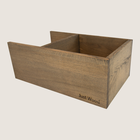 Just Wood Mørkolieret skuffeinddeler til badmøbler