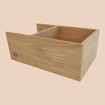 Just Wood Naturolieret Skuffeinddeler til skuffe i badmøbler med dybde 47 cm