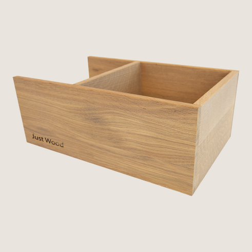 Just Wood Lysolieret Skuffeinddeler til skuffe i badmøbler med dybde 47 cm