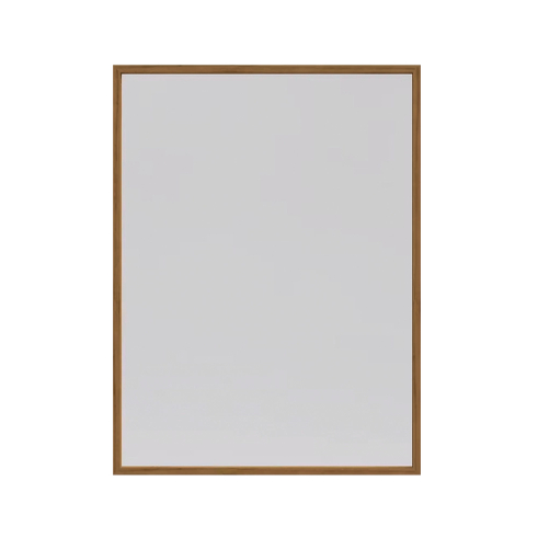 Just Wood spejl med mørkolieret egetræsramme 60 x 80 cm