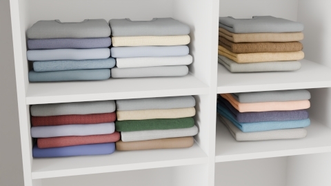 Celebert Fast hylde i Hvid 19 mm 56,8 x 50,4 cm