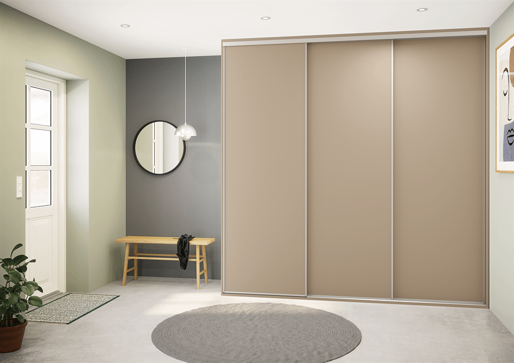 Celebert Flow skydelåger på mål til garderobe med 3 låger - Total Bredde 116 til 446 cm