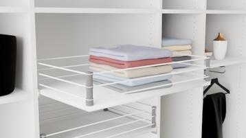 Kitchn Elan Omkredsgitter - 76,8 x 48 cm. - Hvid - Højde 16 cm