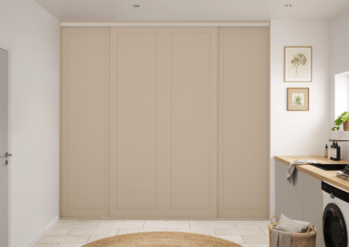 Celebert Outline skydelåger på mål til garderobe med 4 låger - Total Bredde 198 til 485,6 cm