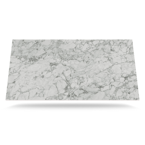 Carrara Marble m. grå kerne / DU S63009 Kompaktlaminat bordplade på mål