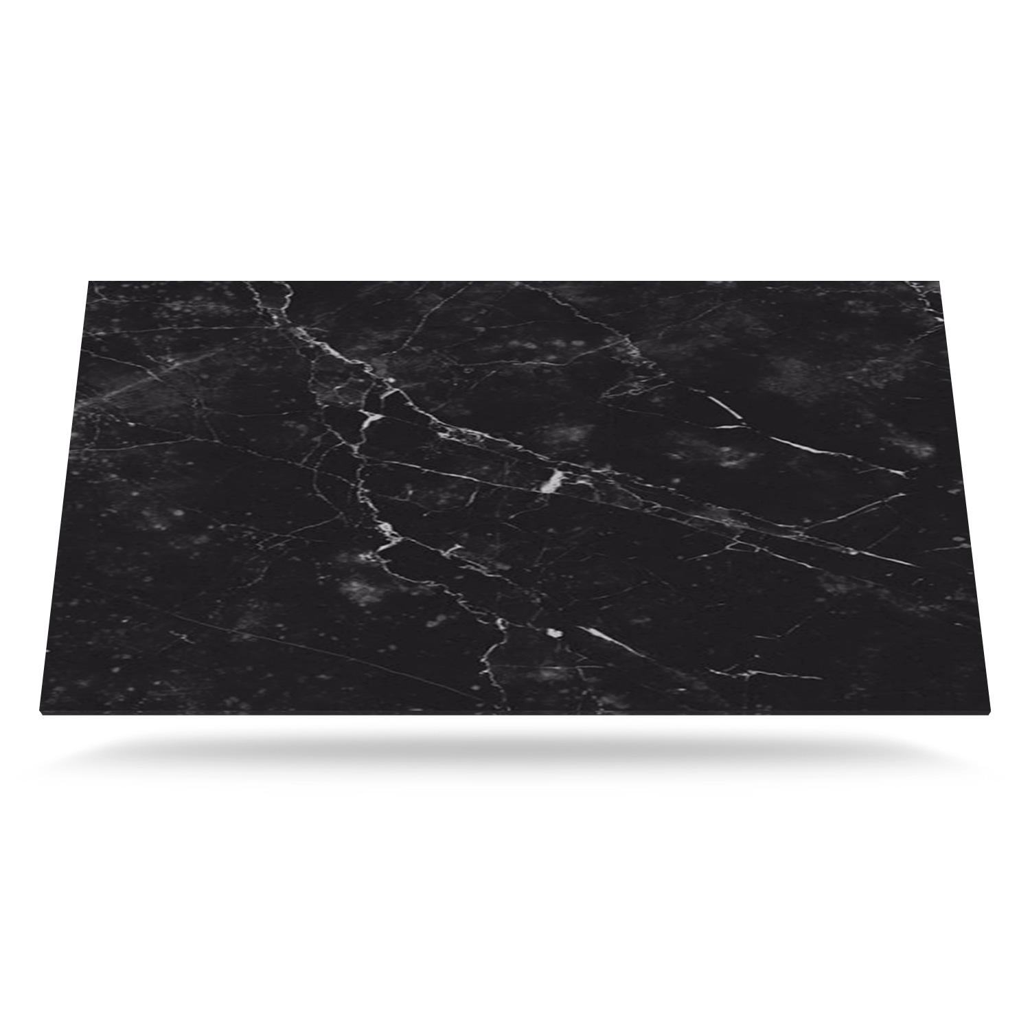 Mørkegrå eller Sort Marmor - Laminat bordplade på mål - 2276