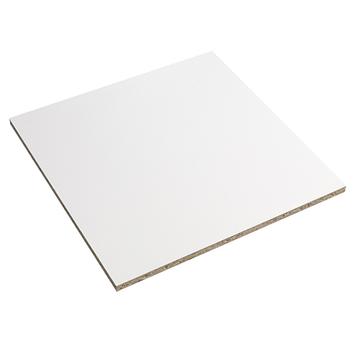 Udvendig gavl 68 x 280 cm - Hvid med faste mål