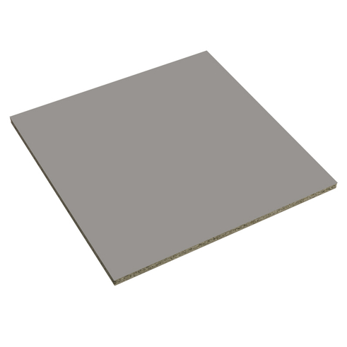 Udvendig gavl 68 x 280 cm - Mellemgrå med faste mål