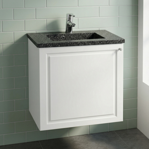 Multi-Living Romantik small bad underskab med 1 låge og vaskebordplade