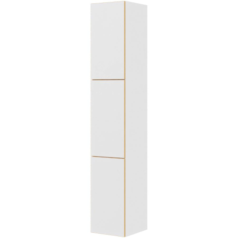 Multi-Living Bad højskab i White/Oak Line H: 172,8 cm D: 32,0 cm - 3 låger inklusiv 5 hylder  - Bredde: 30 cm