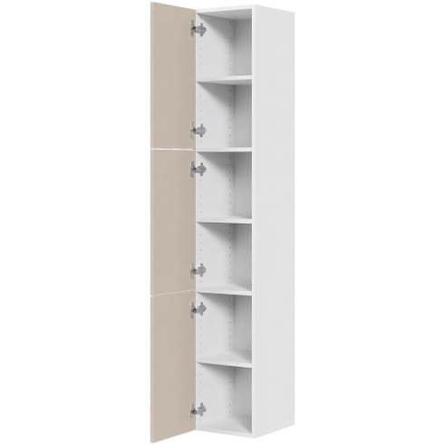 Multi-Living Bad højskab 30 cm med 5 hylder og 3 låger