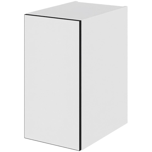 Multi-Living Bad hyldeskab i White/Black line med 1 låge D: 44.5 cm - Bredde: 30 cm