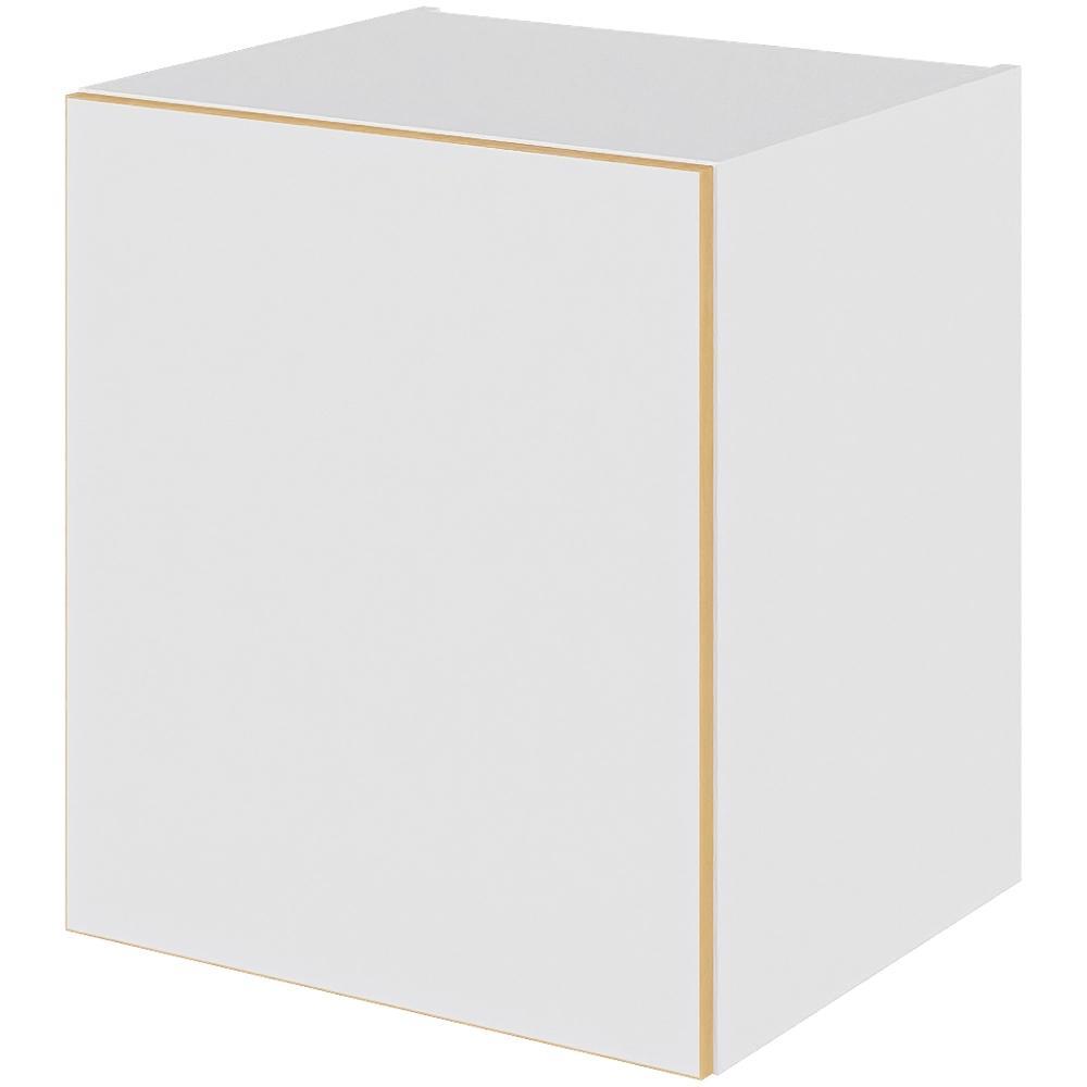 Multi-Living Bad hyldeskab i White/Oak Line med 1 låge D: 44.5 cm - Bredde: 50 cm