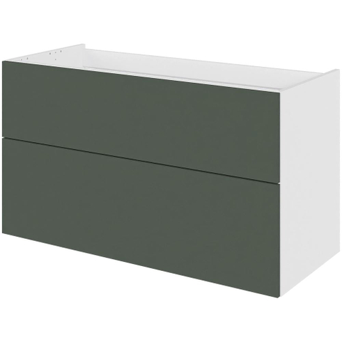 Multi-Living Bad vaskeskab i Cibo Verde H: 57,6 cm D: 44,5 cm - Fuldudtræk/softluk - Bredde: 100 cm