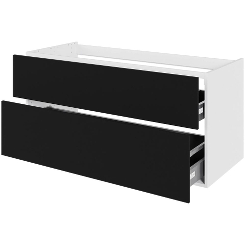 Multi-Living Bad vaskeskab 120 cm med 2 skuffer - fuldudtræk