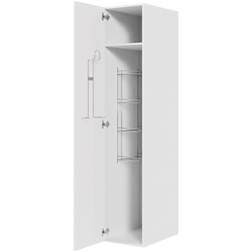 Multi-Living Kosteskab 40 cm med hylde, trådreol, slangeholder og låge