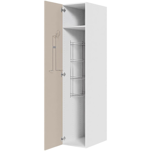 Multi-Living Kosteskab 40 cm med hylde, trådreol, slangeholder og låge