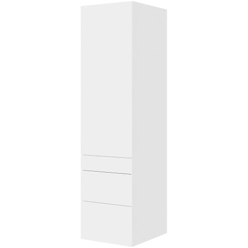 Multi-Living Køkken garderobeskab i Cibo Bianco H: 195,2 cm D: 60,0 cm - 1 låge og 3 skuffer fuldudtræk/softclose - Bredde: 50 cm