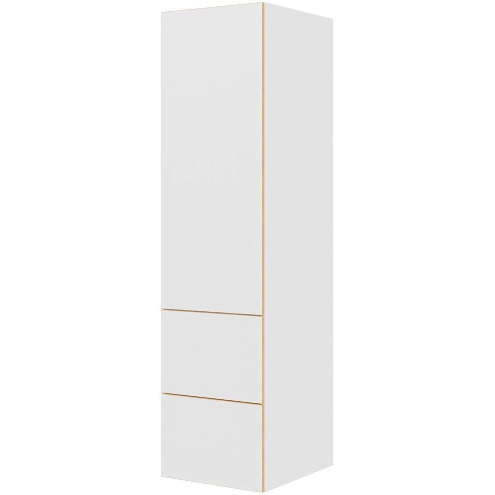 Multi-Living Køkken opbevaringsskab i White/Oak Line H: 195,2 cm D: 60,0 cm - Fuldudtræk/softluk - Bredde: 50 cm