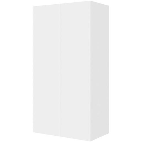 Multi-Living Combiskab i Cibo Bianco H: 195,2 cm D: 60,0 cm - 2 låger inklusiv 4 hylde samt 1 oval bøjlestang. - Bredde: 100 cm