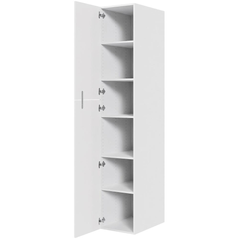 Multi-Living XL Hyldeskab 40 cm med 5 hylder og to-delt låge