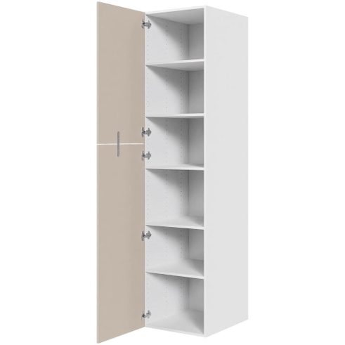 Multi-Living XL Hyldeskab 50 cm med 5 hylder og to-delt låge