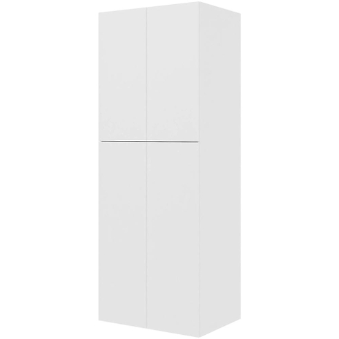 Multi-Living XL Bøjleskab 80 cm med hylde, bøjlestang og 2 to-delte låger