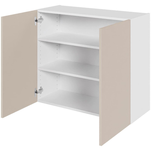 Multi-Living Overskab 80 cm med 2 hylder og 2 låger