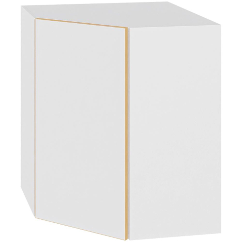 Multi-Living Køkken over/hjørneskab i White/Oak Line H: 70,4 cm D: 34,0 cm - Diagonal låge - Bredde: 60 cm