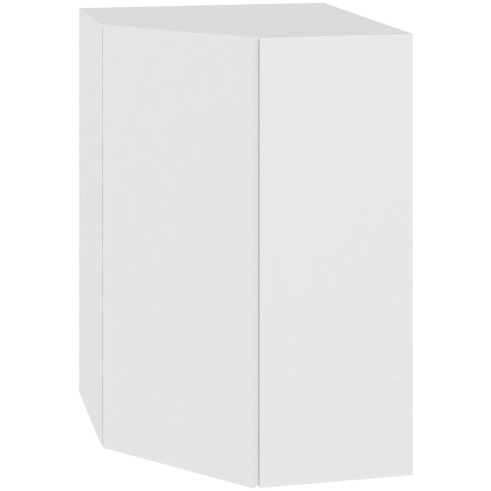 Multi-Living Køkken over/hjørneskab i Malet Hvid Front H: 70,4 cm D: 34,0 cm - Diagonal låge - Bredde: 60 cm