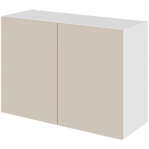 Multi-Living Køkken overskab i Cibo Verde lav H: 57,6 cm D: 34,0 cm - 2 låger inklusiv 1 hylde - Bredde: 80 cm