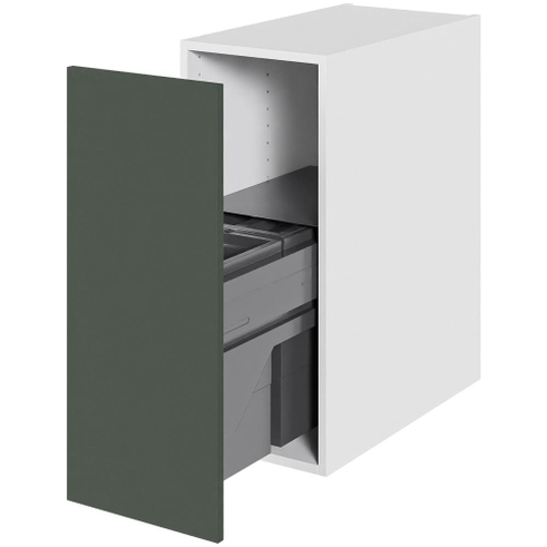 Multi-Living Køkken affaldsskab i Cibo Verde H: 70,4 cm D: 60,0 cm - Inklusiv affaldssystem med frontudtræk - Bredde: 30 cm
