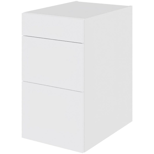 Multi-Living Køkken skuffeskab i Hvid Front H: 70,4 cm D: 60,0 cm - 3 skuffer deludtræk/softluk - Bredde: 40 cm