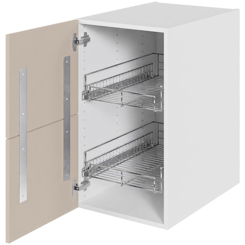 Multi-Living 2 skuffelook - Grydeskab 40 cm med 2 gryderiste og låge