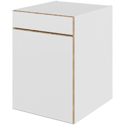 Multi-Living Køkken grydeskab i London underskab H: 70,4 cm D: 60,0 cm -  2 udtræksriste 1 låge & 1 skuffe med fuldudtræk/softluk - Bredde: 50 cm