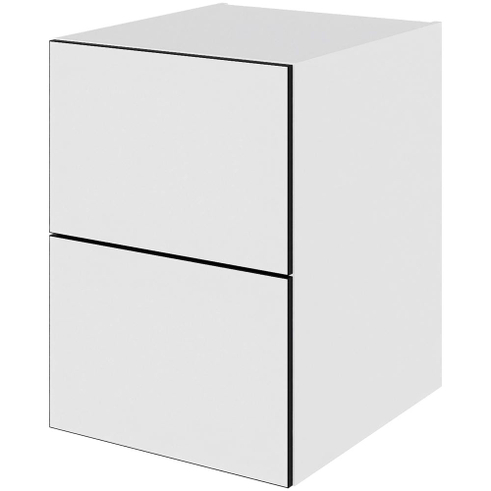 Multi-Living Køkken skuffeskab i White/Black line H: 70,4 cm D: 60,0 cm  - 2 skuffer fuldudtræk/softluk - Bredde: 50 cm