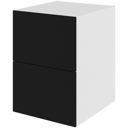 Multi-Living Køkken skuffeskab i Cibo Nero H: 70,4 cm D: 60,0 cm - 2 skuffer + indvendig bakke - Bredde: 50 cm