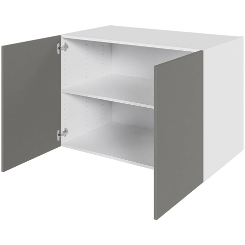 Multi-Living Køkken hyldeskab i Cibo Grigio H: 70,4 cm D: 60,0 cm - 2 låger inklusiv 1 hylde - Bredde: 100 cm