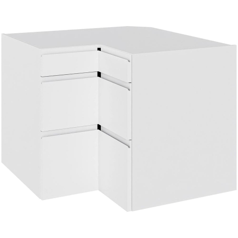 Multi-Living Hjørneskab 90 cm med hylde og knæklåge