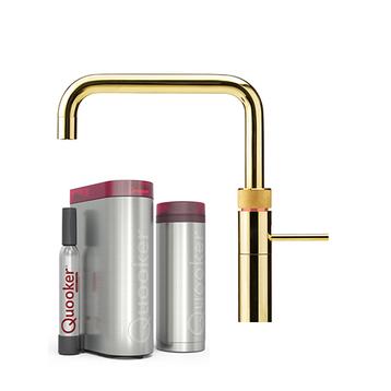 Quooker Fusion Square inkl. PRO3 & CUBE - Messing