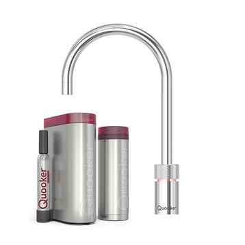 Quooker Nordic Round inkl. PRO3 & CUBE - Krom