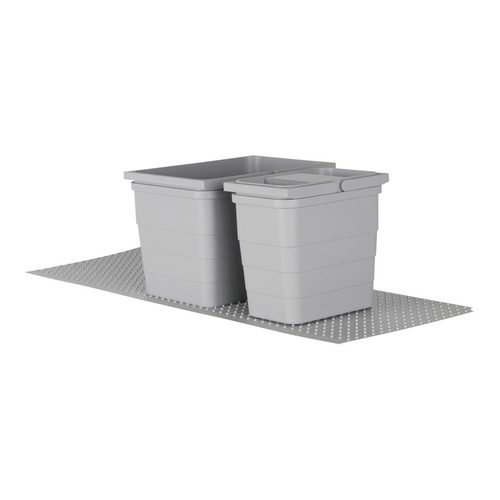 Avfallssystem for USTV103-, 2 bøtter 5,5+12 l., 1 matte
