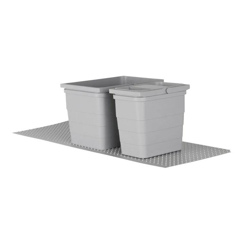 Avfallssystem for USTV83-, 2 bøtter 5,5+12 l., 1 matte