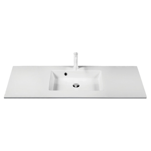 Colombo vask hvit marmor matt, midtservant, 62x48 c