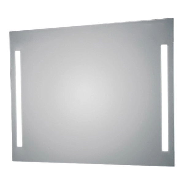Speil med 2 LED lysfelt 15W - varmhvit H:650 W:1000